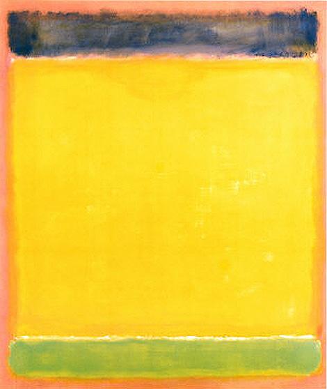 Untitled Blue Yellow Green on Red 1954 painting - Mark Rothko Untitled Blue Yellow Green on Red 1954 art painting